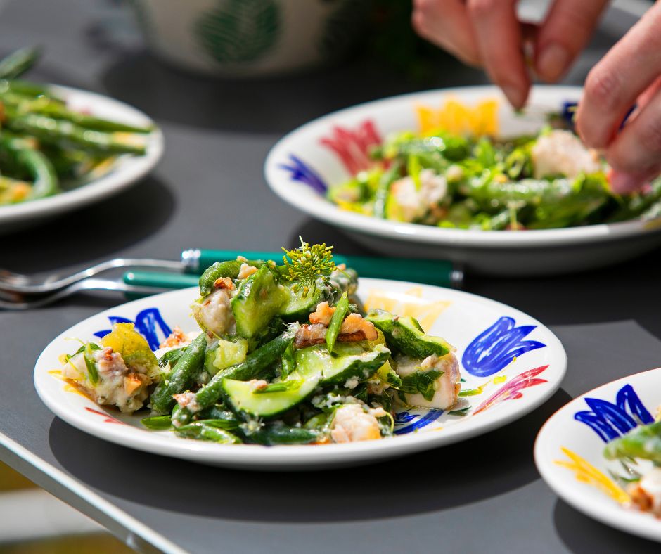 Zielona sałatka z Sałatkowym z nerkowców