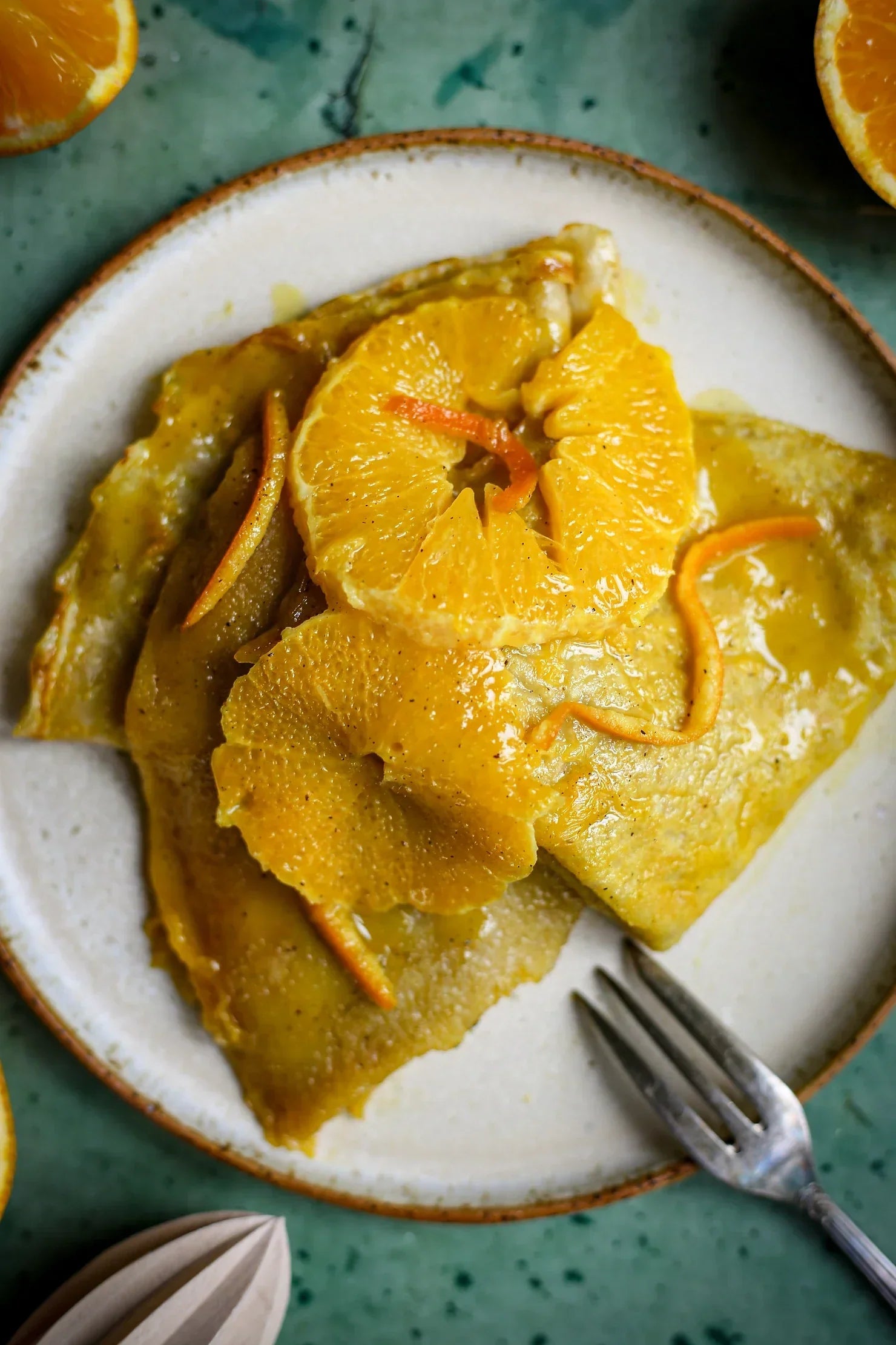 (Prawie) Crêpes Suzette z Osełką Roślinną z Nerkowcami