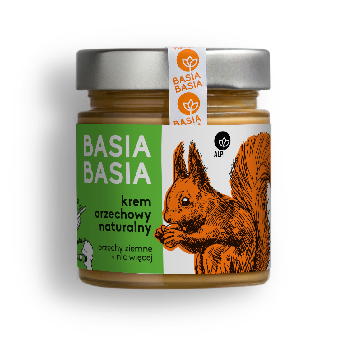 BASIA BASIA Krem orzechowy naturalny 210 g
