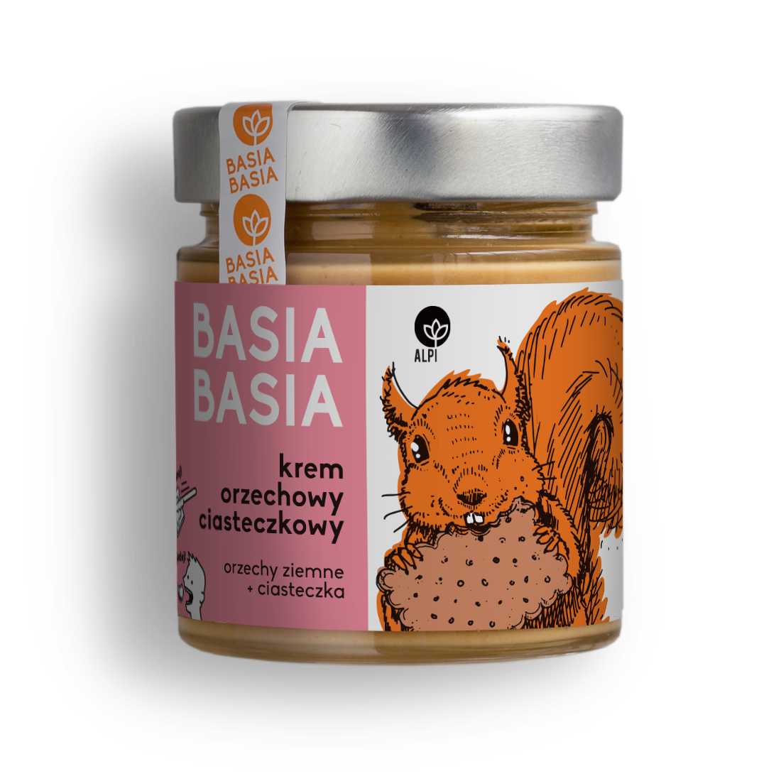BASIA BASIA Krem orzechowy ciasteczkowy 210 g