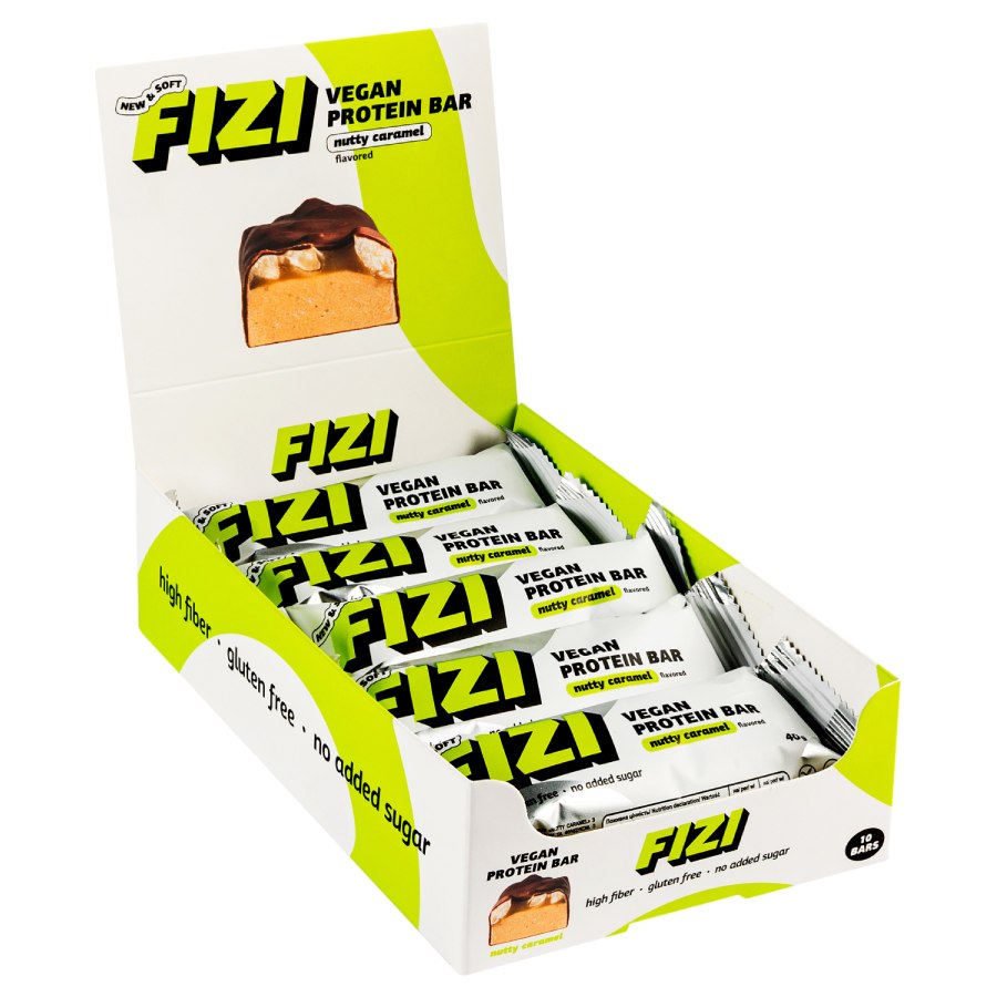 FIZI baton proteinowy NUTTY CARAMEL 40 g