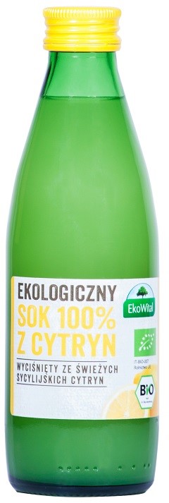 Sok z cytryn 100% BIO 250 ml EKO WITAL