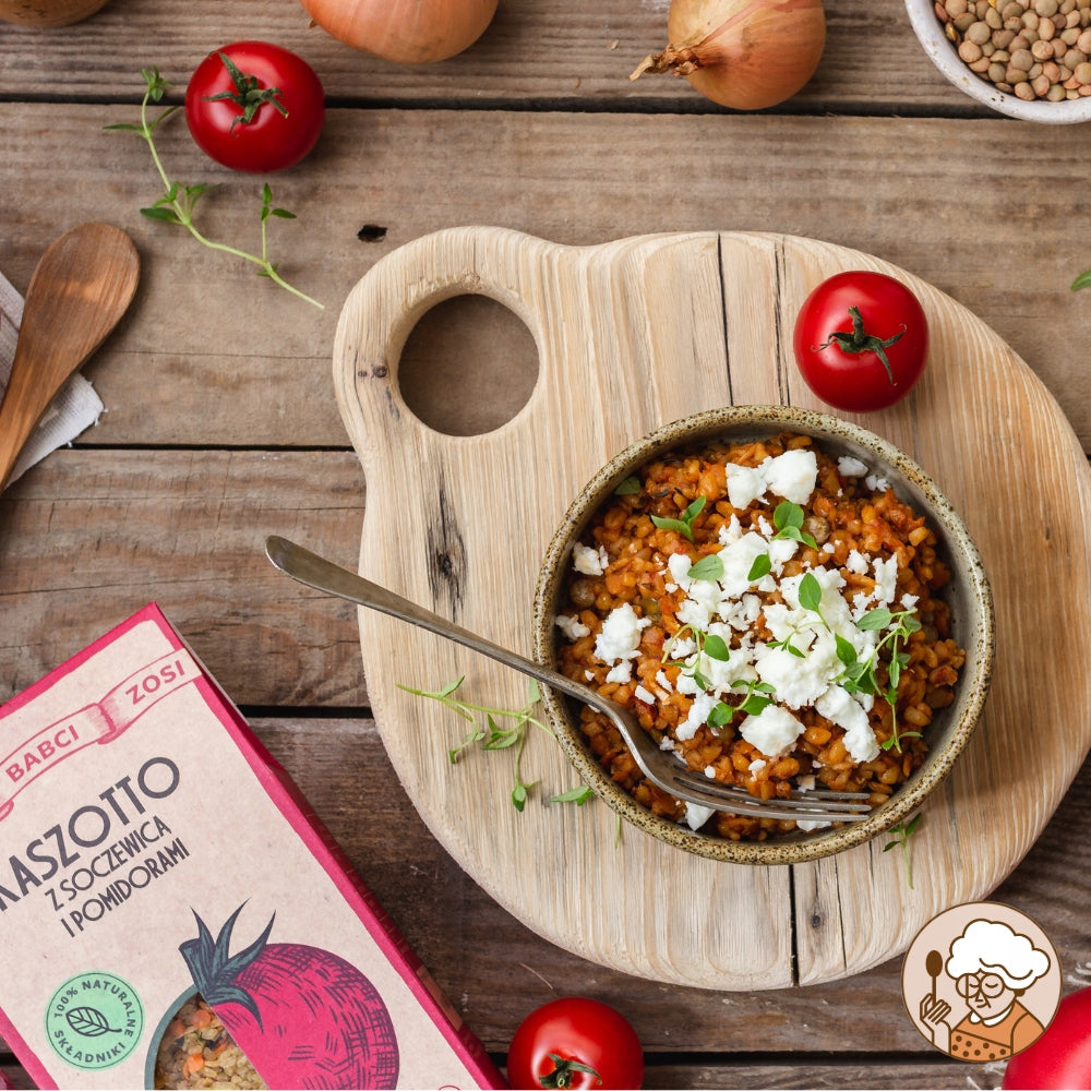 SYS FOOD Kaszotto z soczewicą i pomidorami 200 g