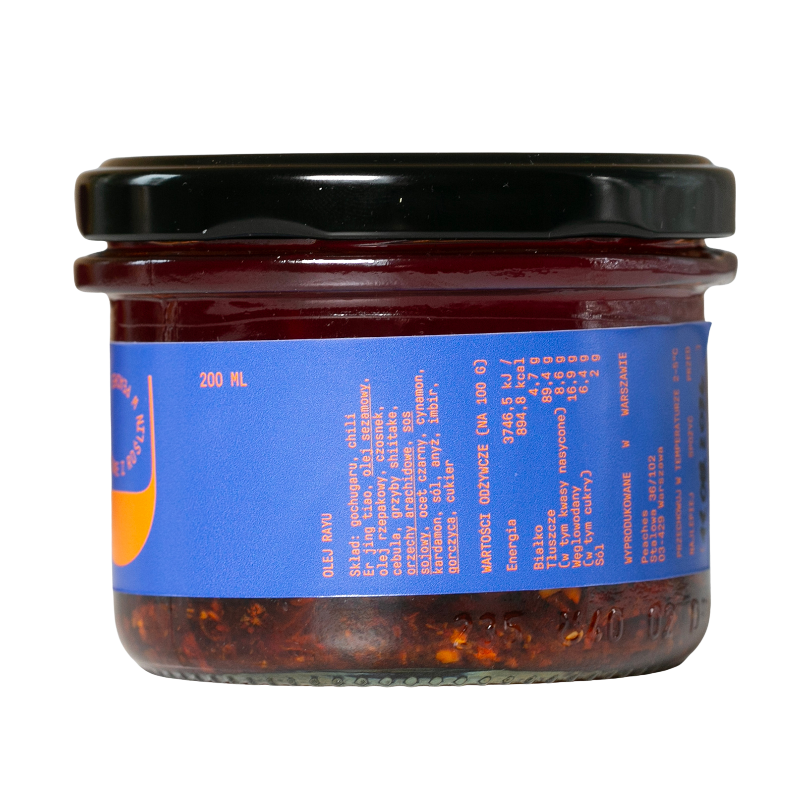 Olej chilli Rayu od Peaches Gastro Girls 200 ml