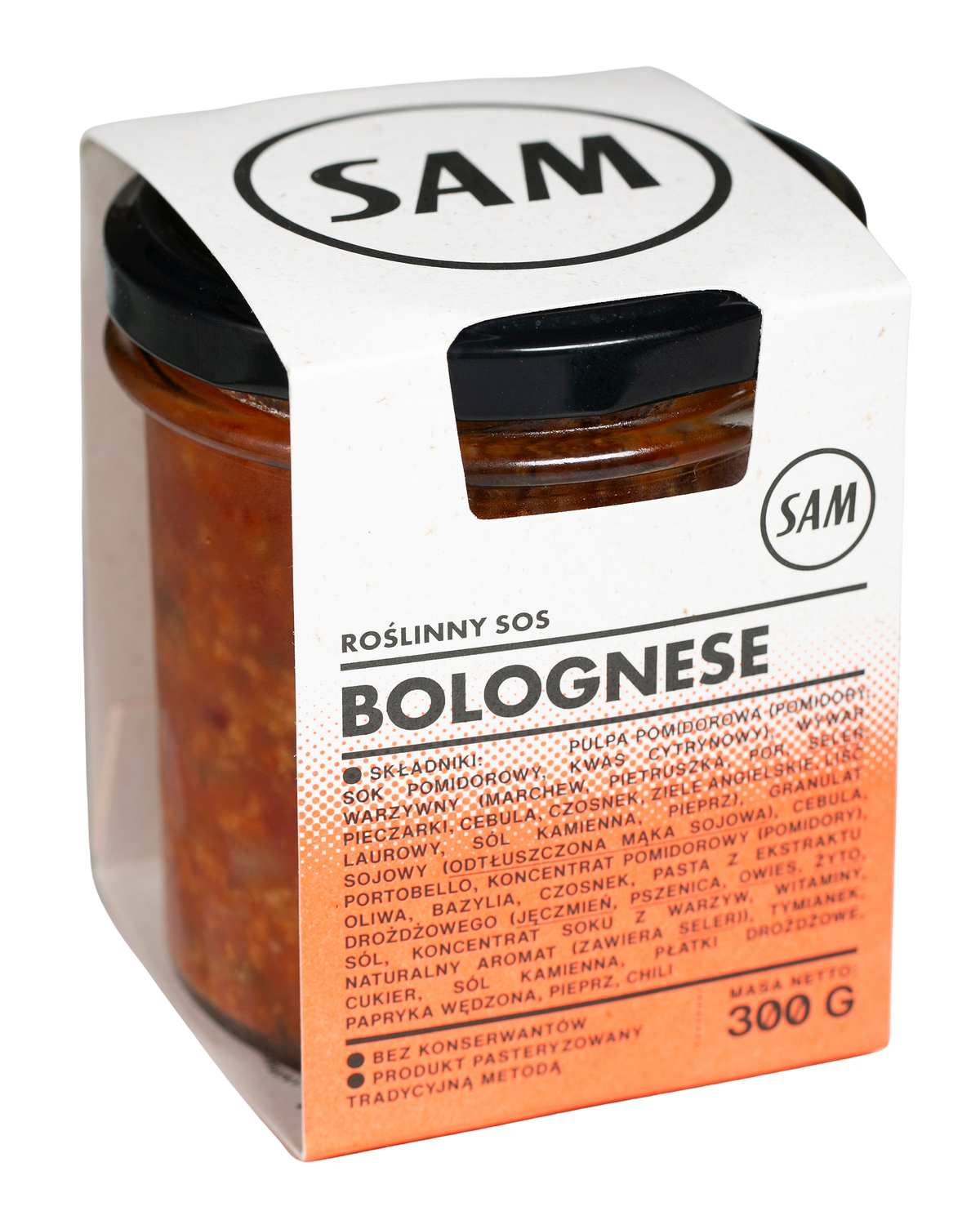 Sos roślinny bolognese SAM 300 g