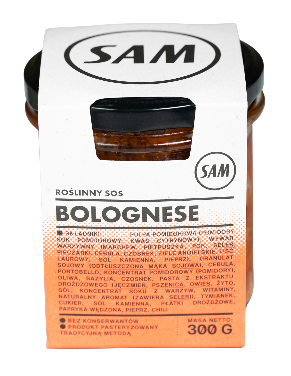 Sos roślinny bolognese SAM 300 g