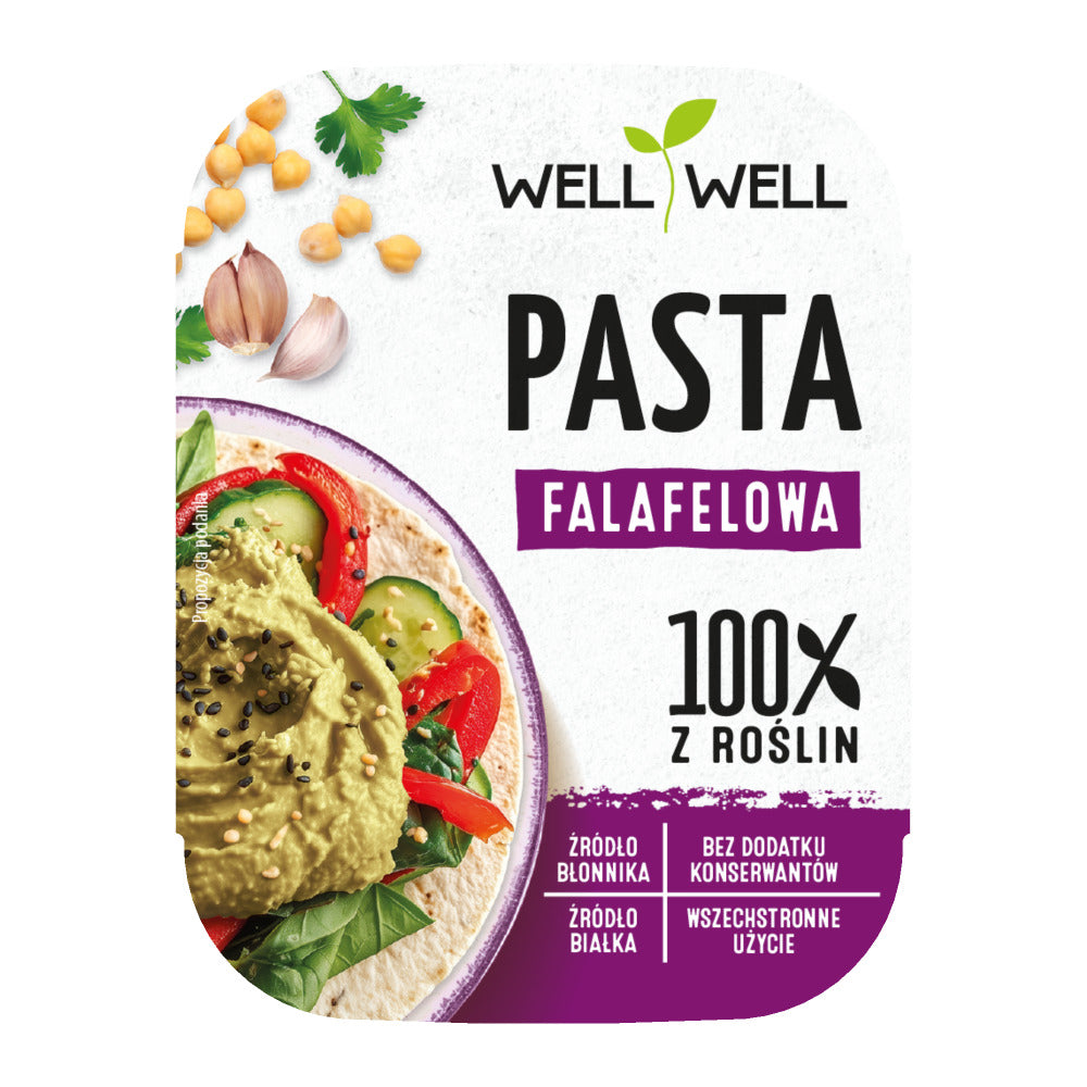 Well Well Roślinna pasta falafelowa 115 g