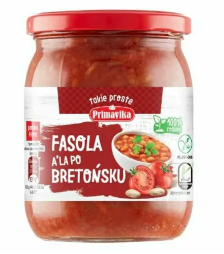 Primavika Fasola a'la po bretońsku 480g