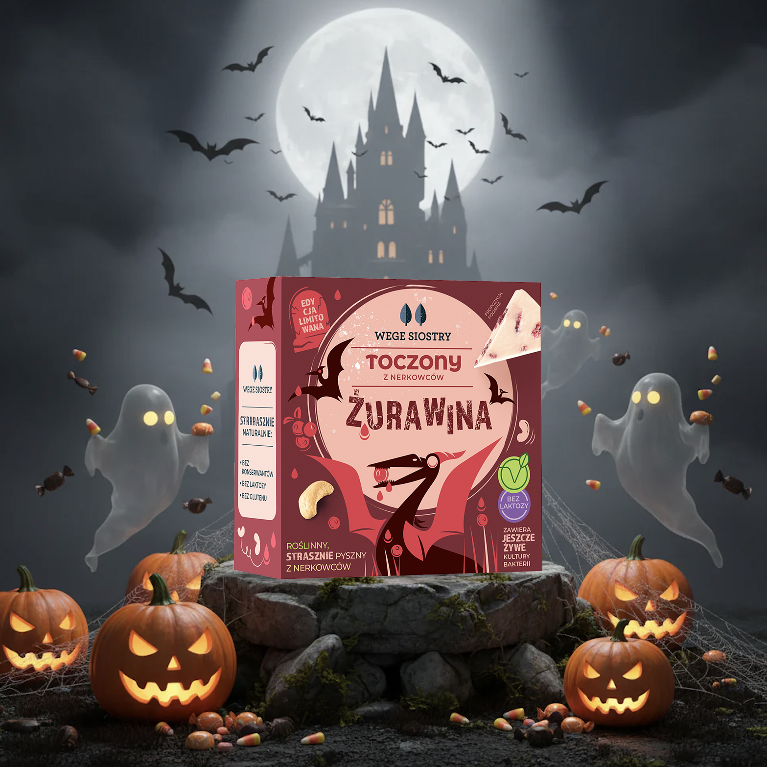 Toczony z nerkowców z żurawiną 140 g