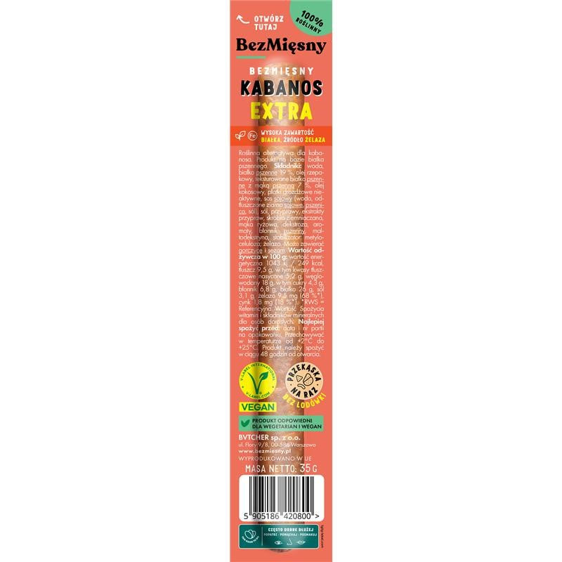 Bezmięsny Kabanos Extra 35 g