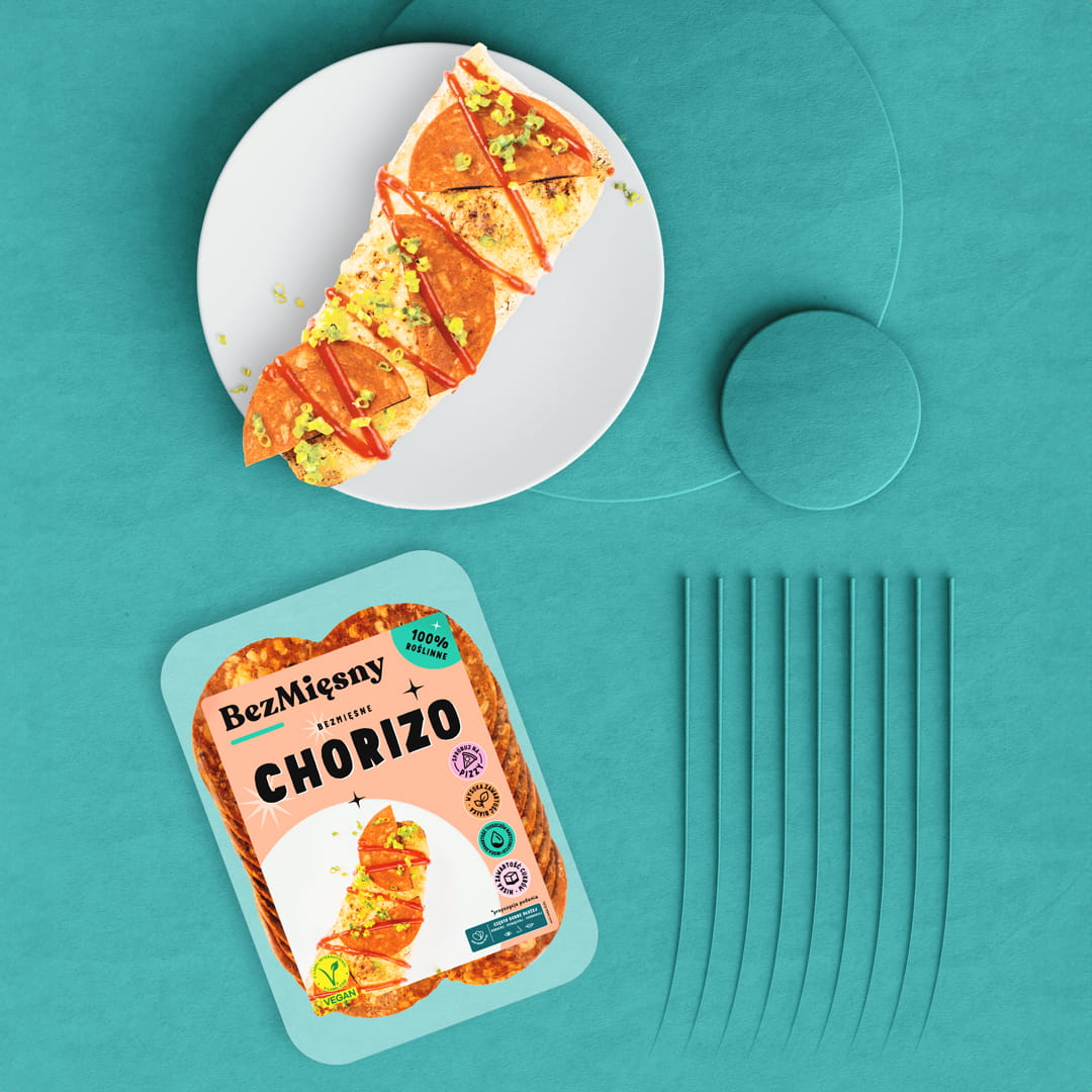 Bezmięsny Bezmięsne Chorizo 100 g