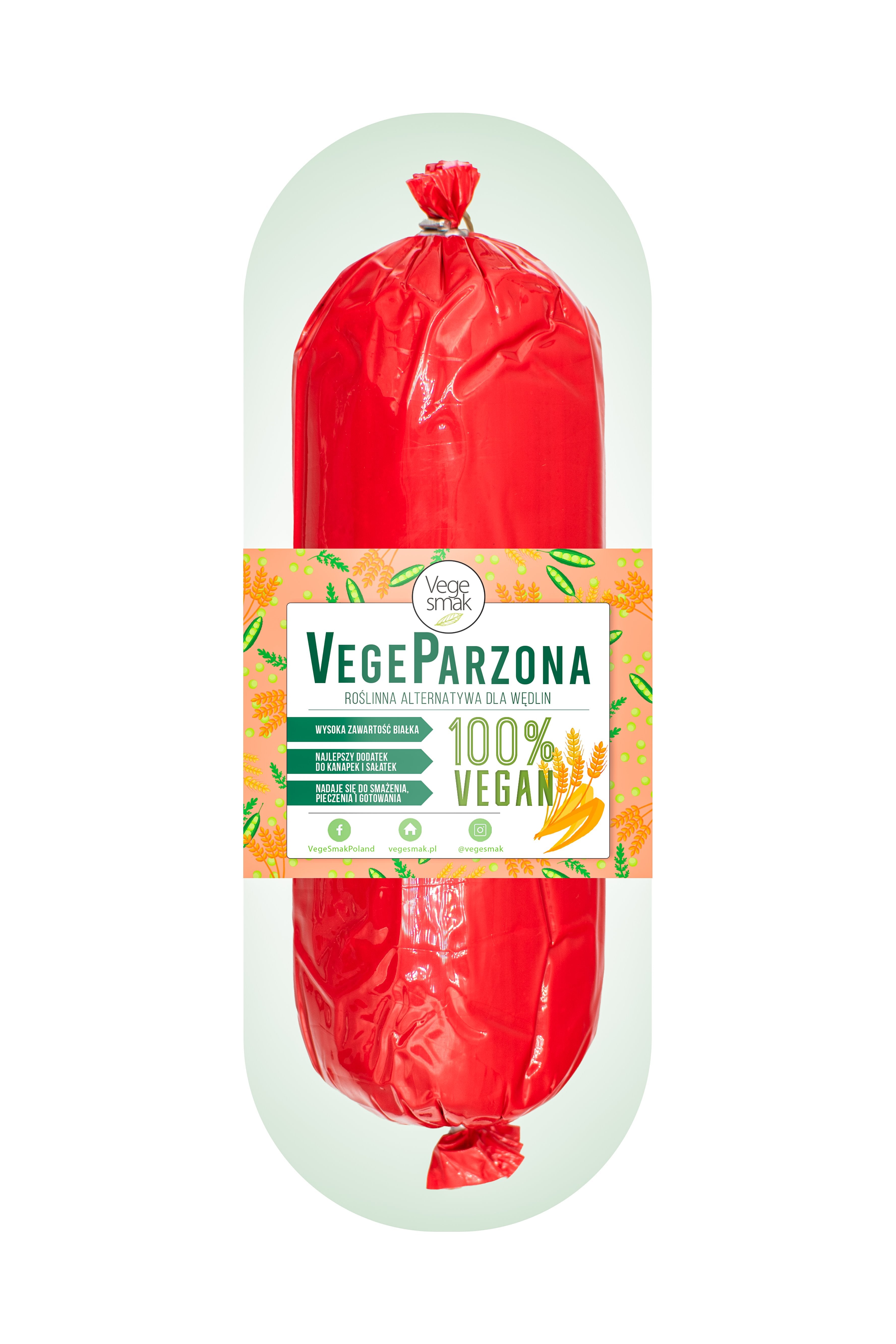 Vege Smak roślinna szynka parzona 400 g