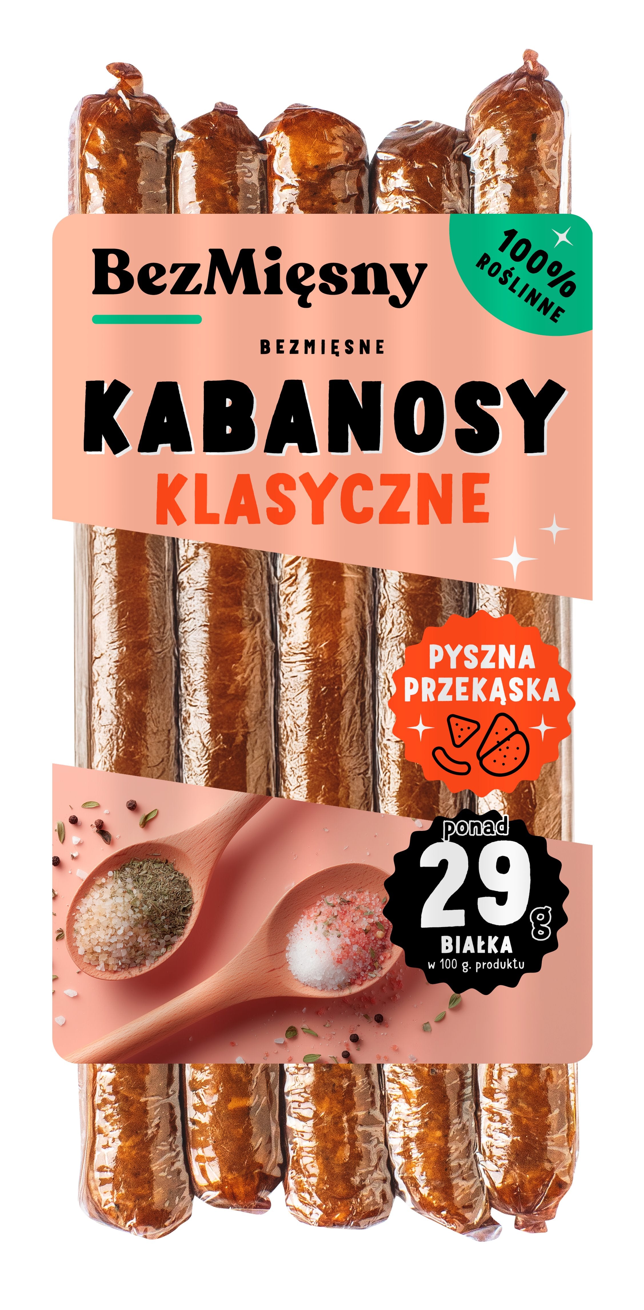 Bezmięsne Kabanosy Klasyczne 160g