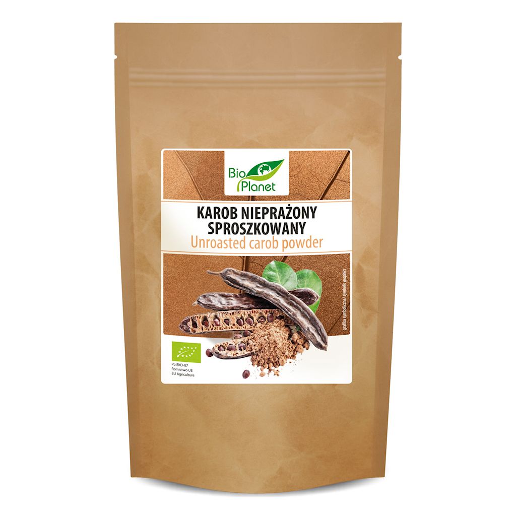 Karob nieprażony proszek BIO 200g BIO PLANET
