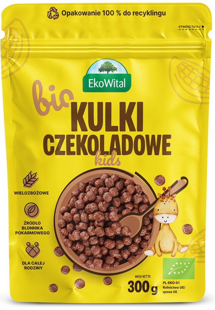 Kulki czekoladowe BIO 300 g Eko-Wital