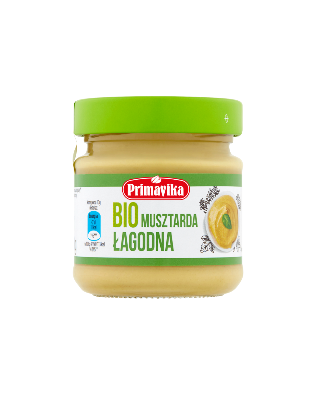 Musztarda łagodna 170g BIO Primavika