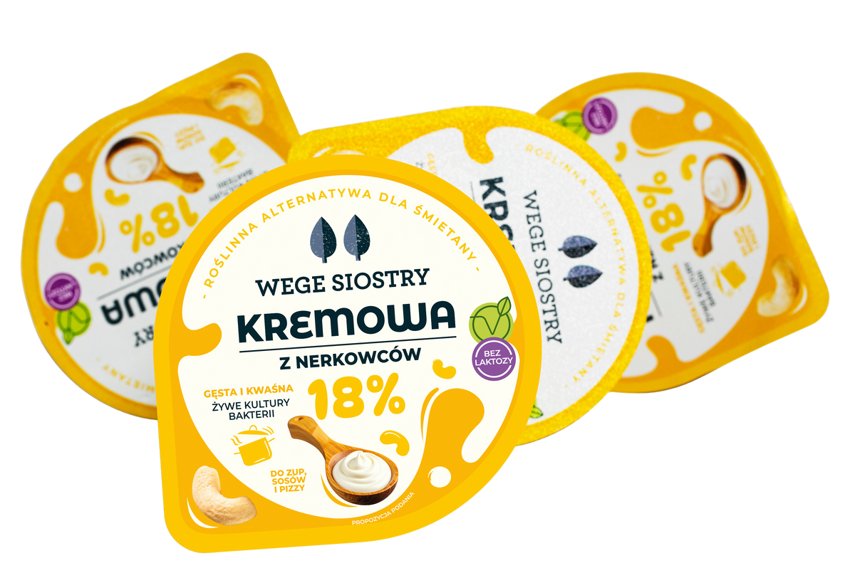 Kremowa 18% kwaśna na bazie nerkowców 150 g