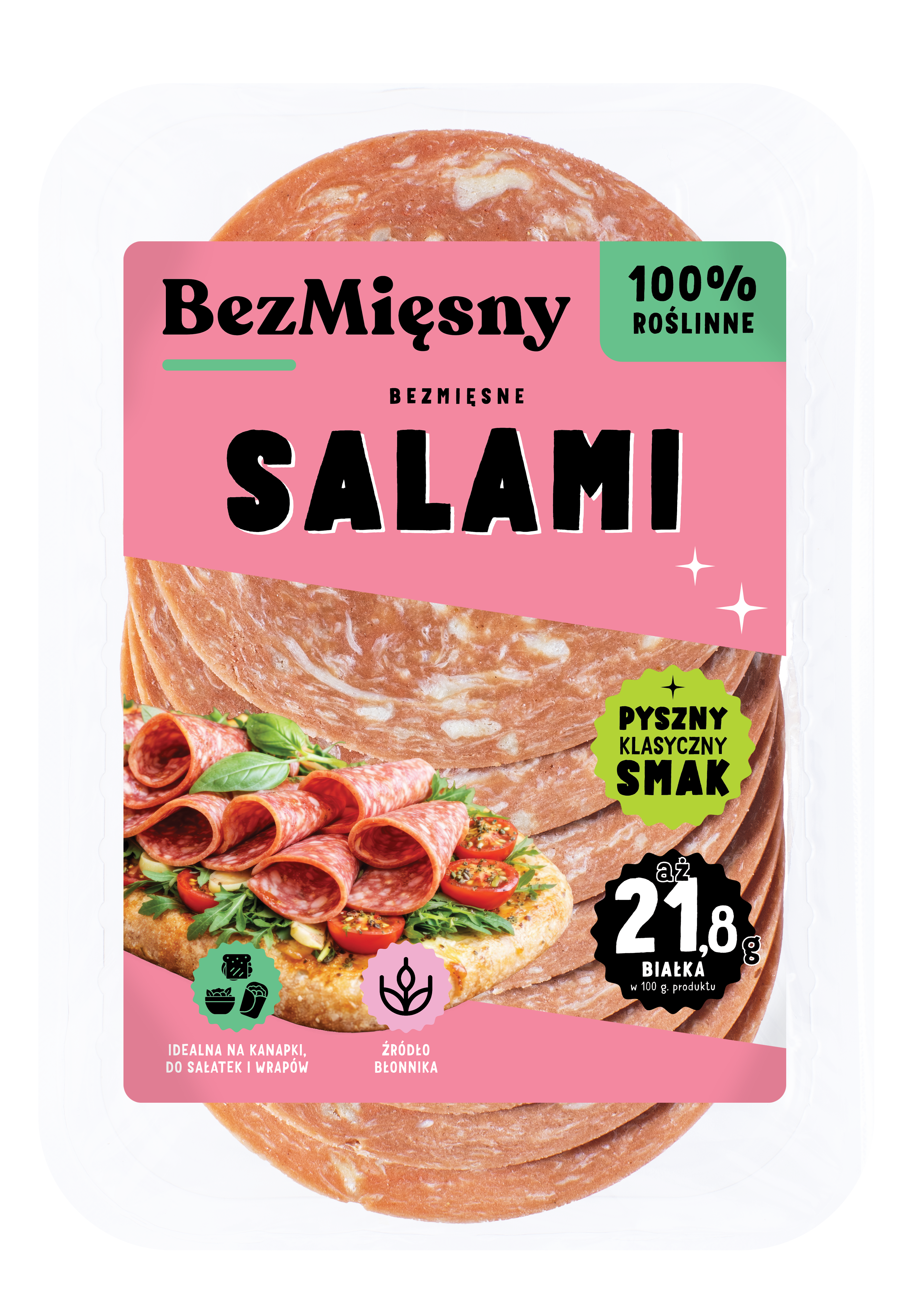 Bezmięsny Roślinne Salami 100 g