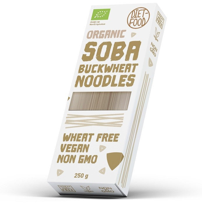 Makaron gryczany SOBA bezglutenowy BIO 250 g Diet-Food
