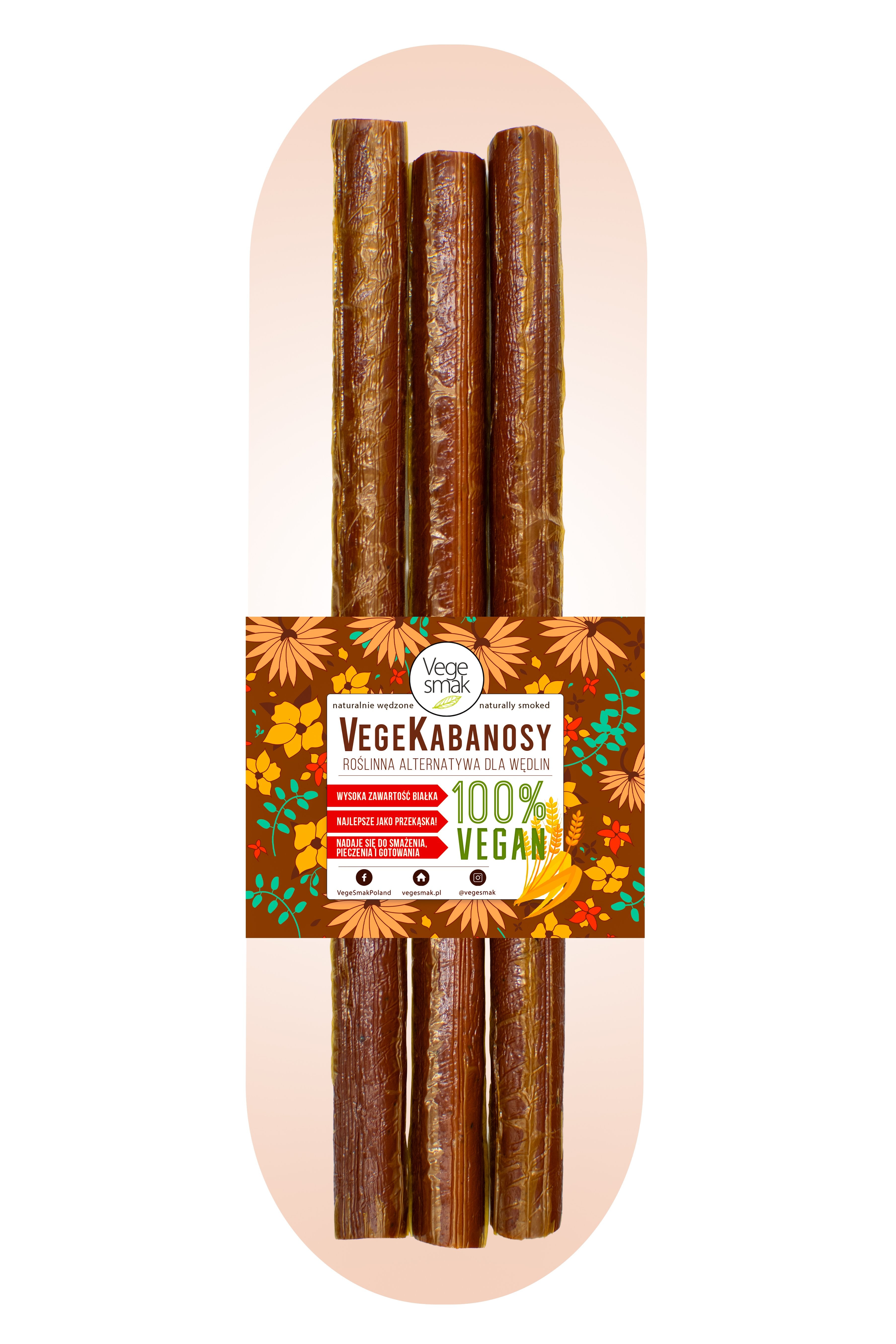 Vege Smak roślinne kabanosy 120 g
