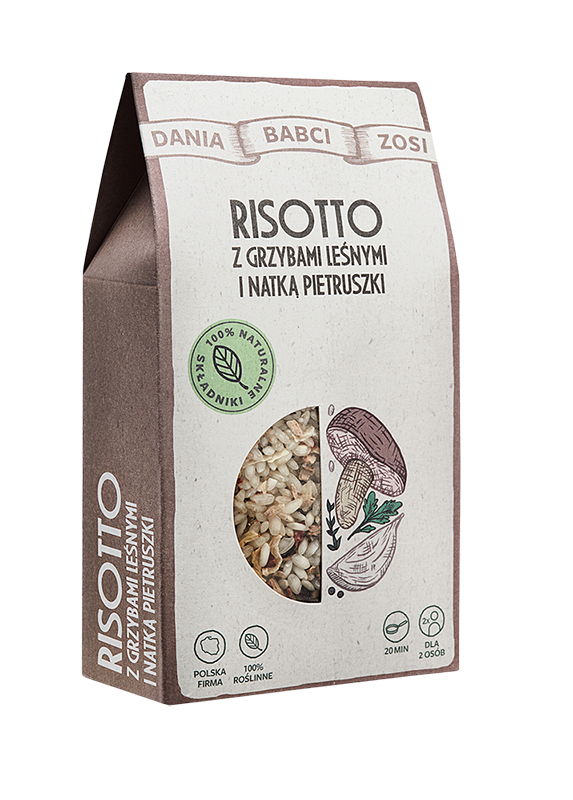 SYS FOOD Risotto z grzybami leśnymi i natką pietruszki 180 g