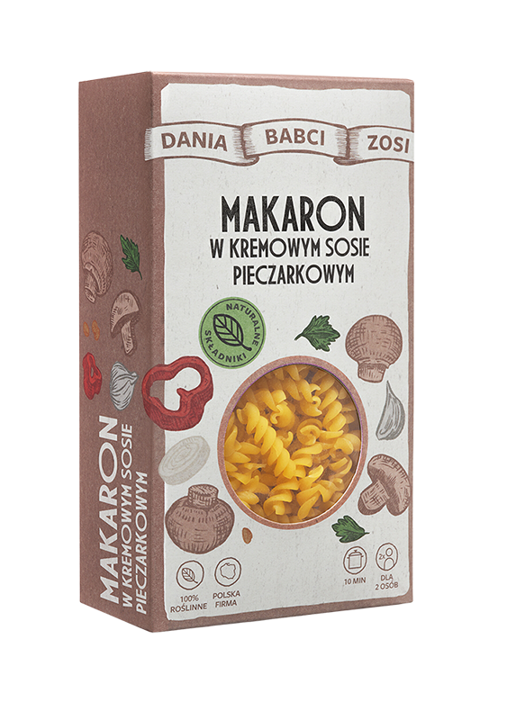 SYS FOOD Makaron w kremowym sosie pieczarkowym 150 g