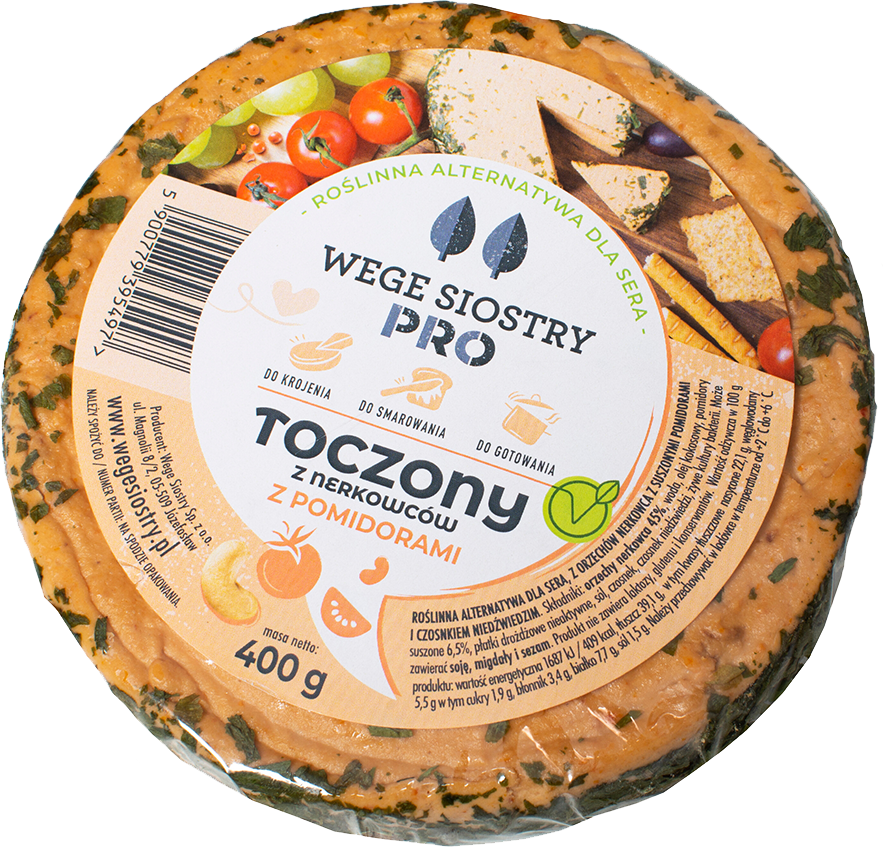 400 g Toczony z nerkowców z suszonymi pomidorami