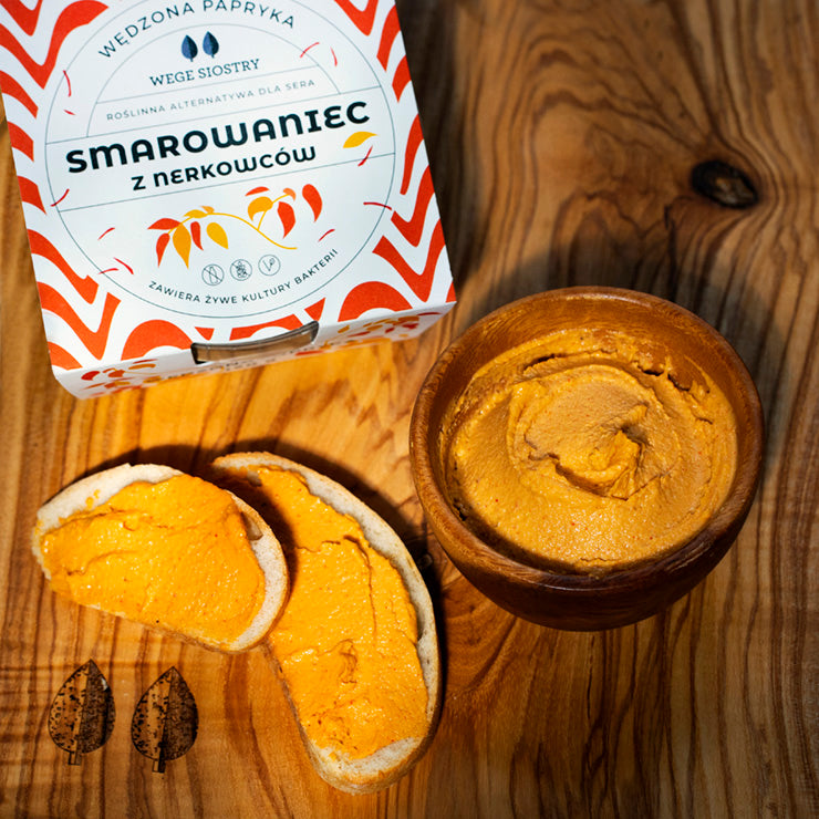 Smarowaniec z nerkowców 60% z wędzoną papryką 150 g