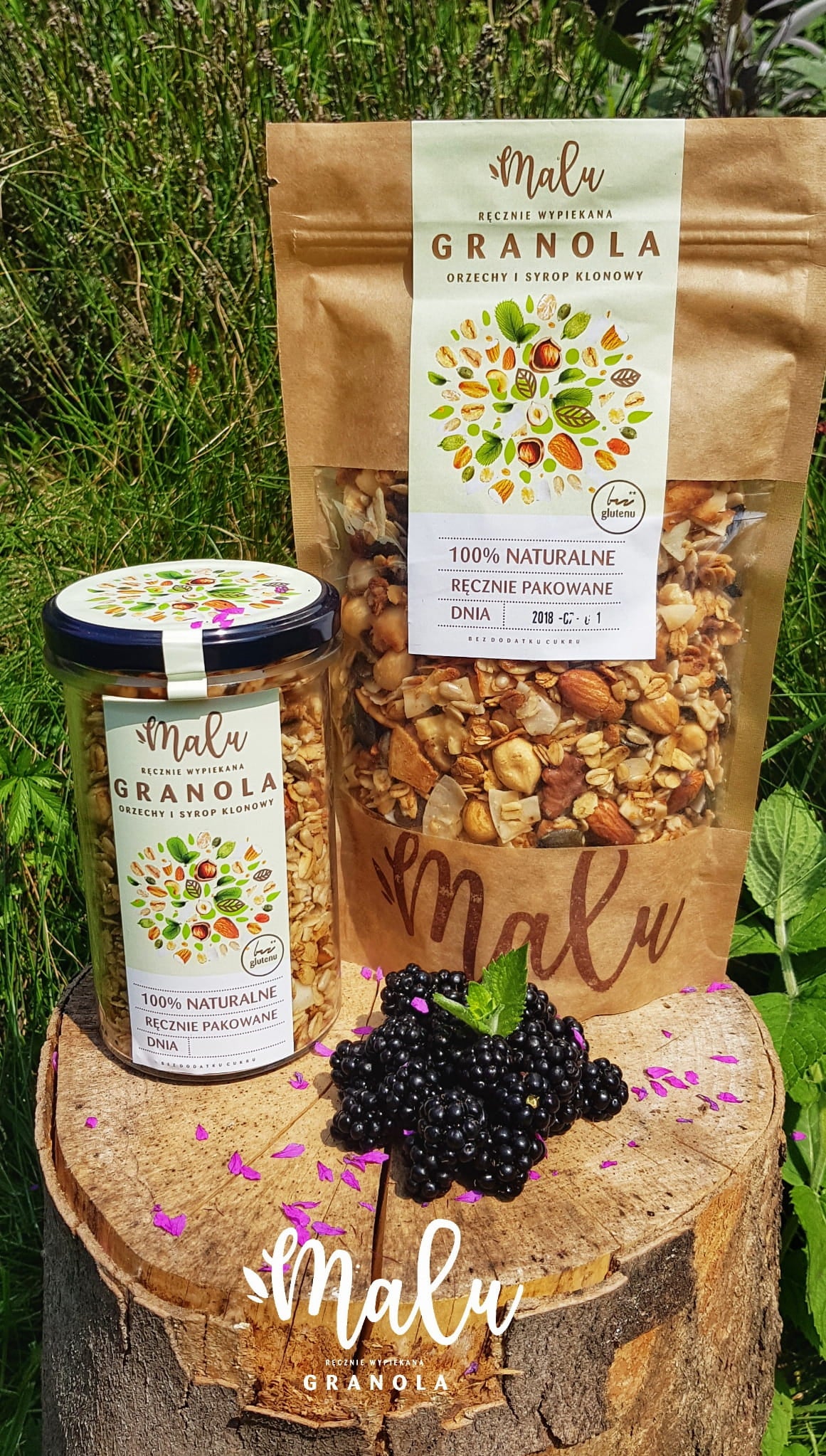 Malu Granola Orzechy i Syrop Klonowy 360 g