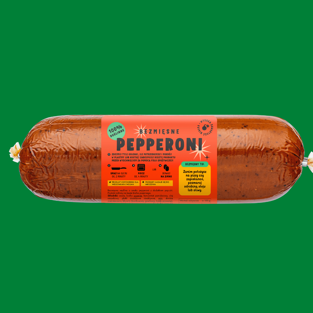 Bezmięsne Pepperoni baton 1 kg Bezmięsny