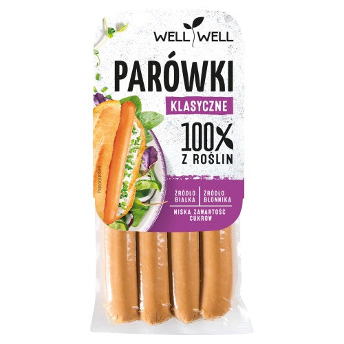 Well Well Parówki roślinne klasyczne 200 g
