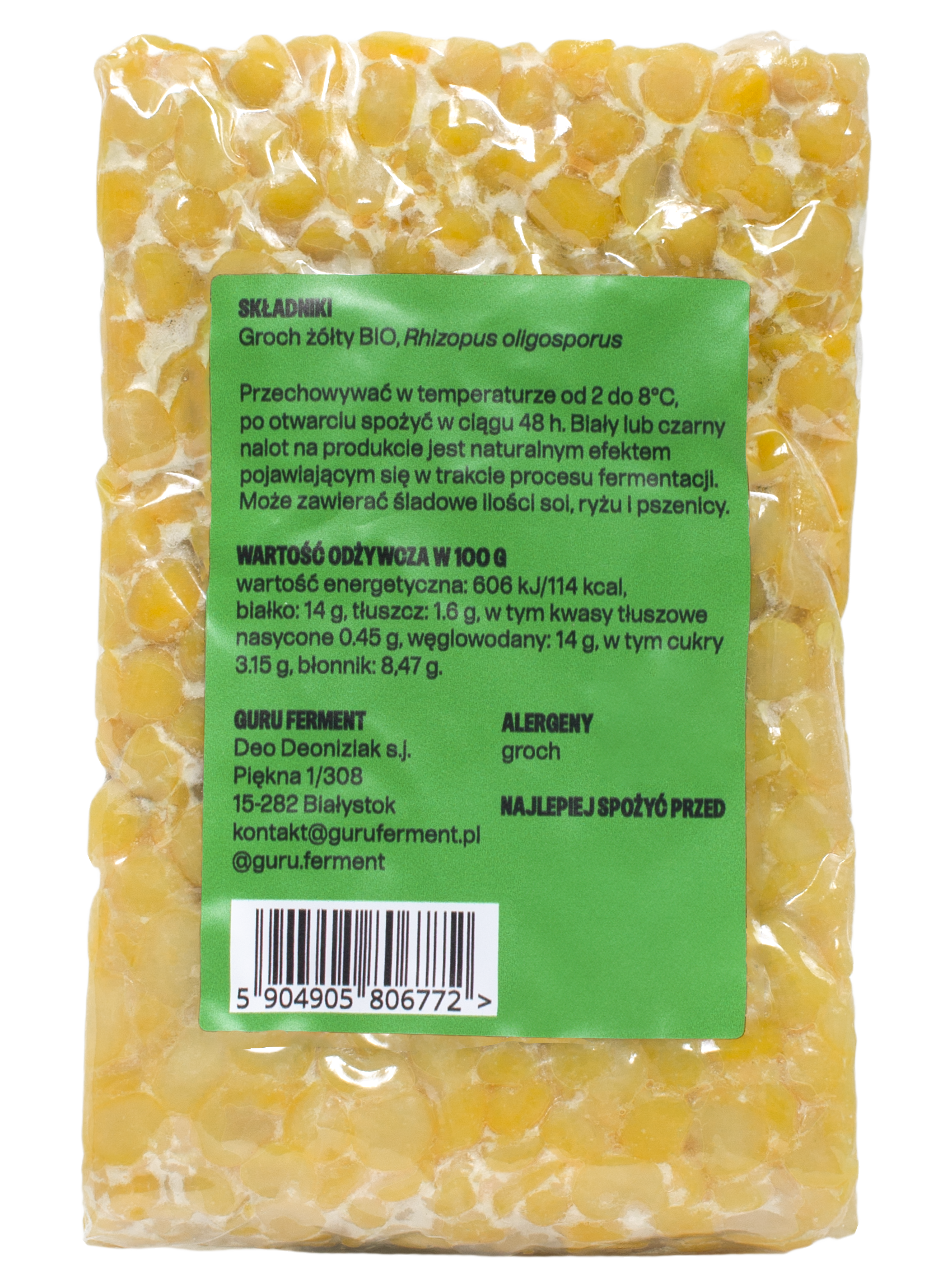 Guru Tempeh z grochu 200g