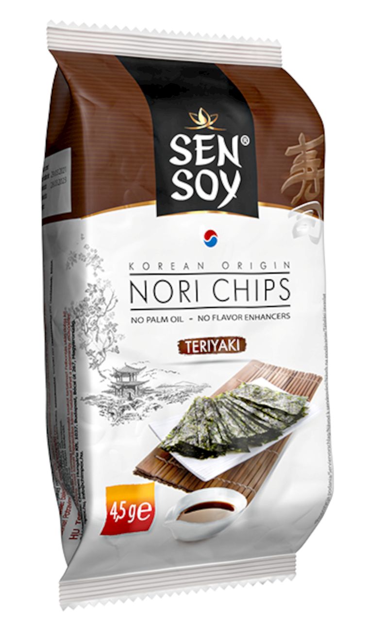 Chipsy z nori teriyaki 4,5g SEN SOY