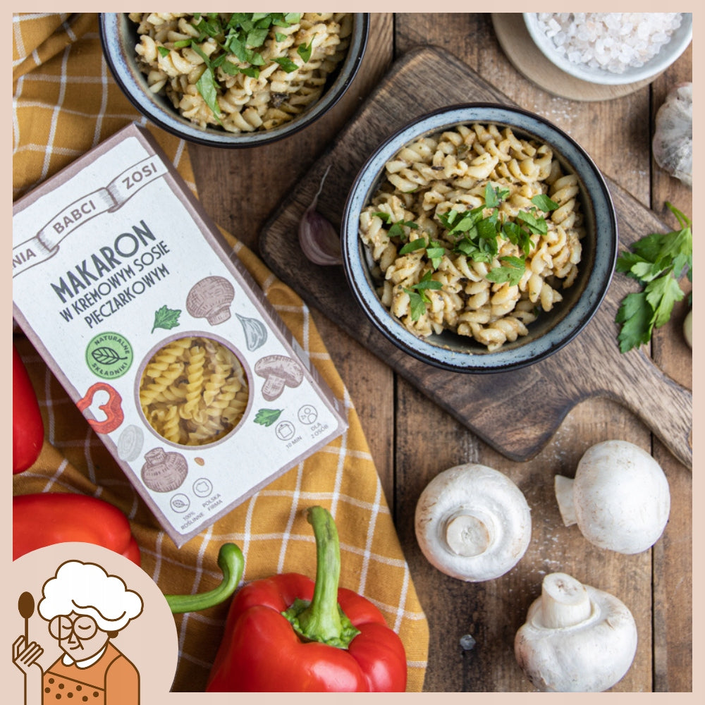 SYS FOOD Makaron w kremowym sosie pieczarkowym 150 g