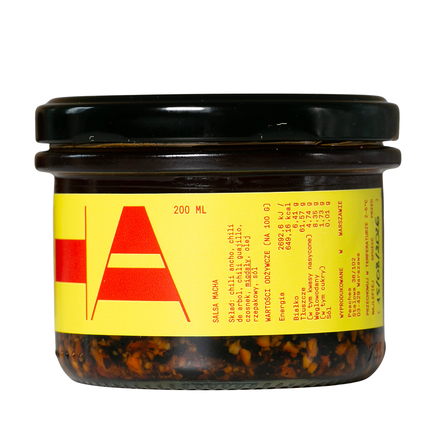 Olej chilli Salsa Macha od Peaches Gastro Girls 200 ml
