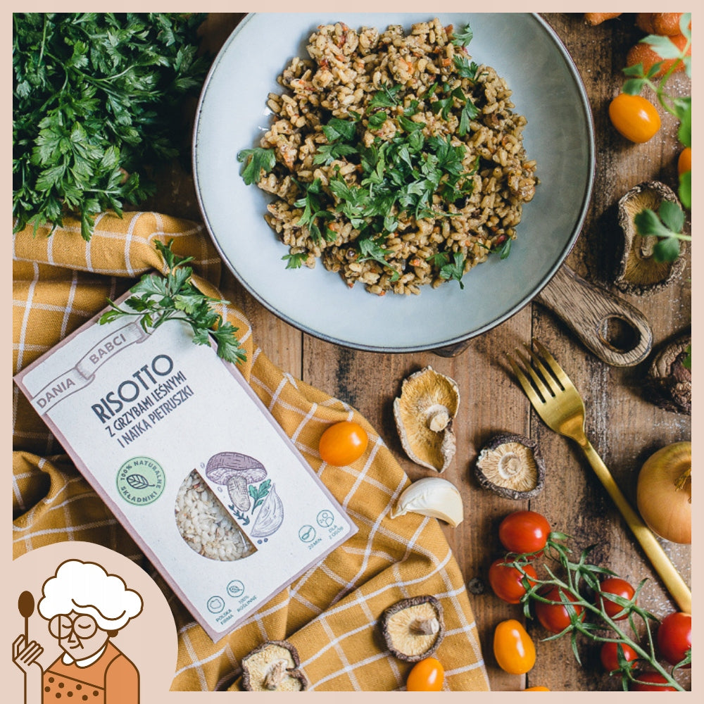 SYS FOOD Risotto z grzybami leśnymi i natką pietruszki 180 g