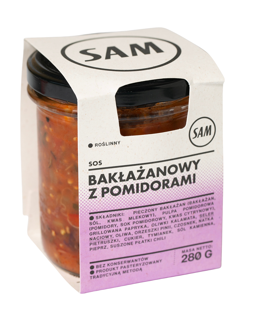 SAM Sos bakłażanowo-pomidorowy 280 g