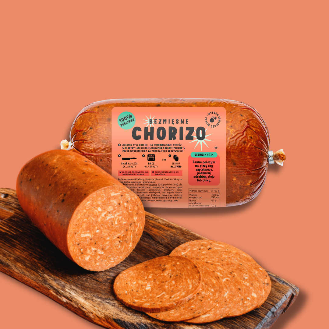 Bezmięsne Chorizo baton 1 kg Bezmięsny