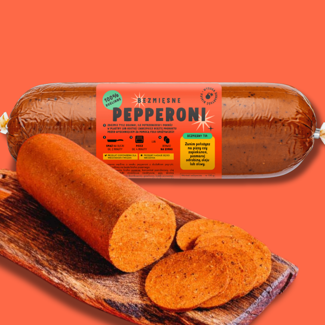 Bezmięsne Pepperoni baton 1 kg Bezmięsny