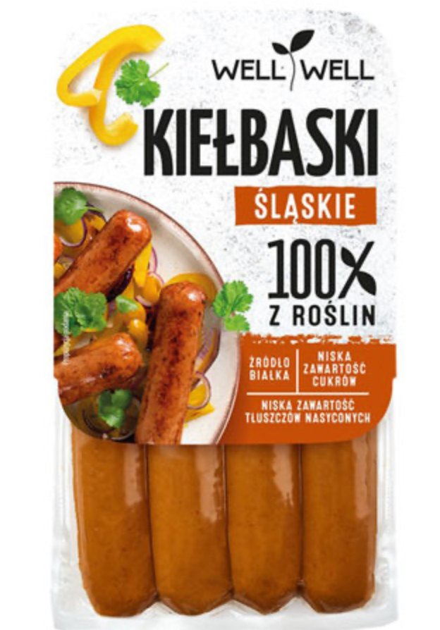 Well Well Kiełbaski roślinne śląskie 250 g