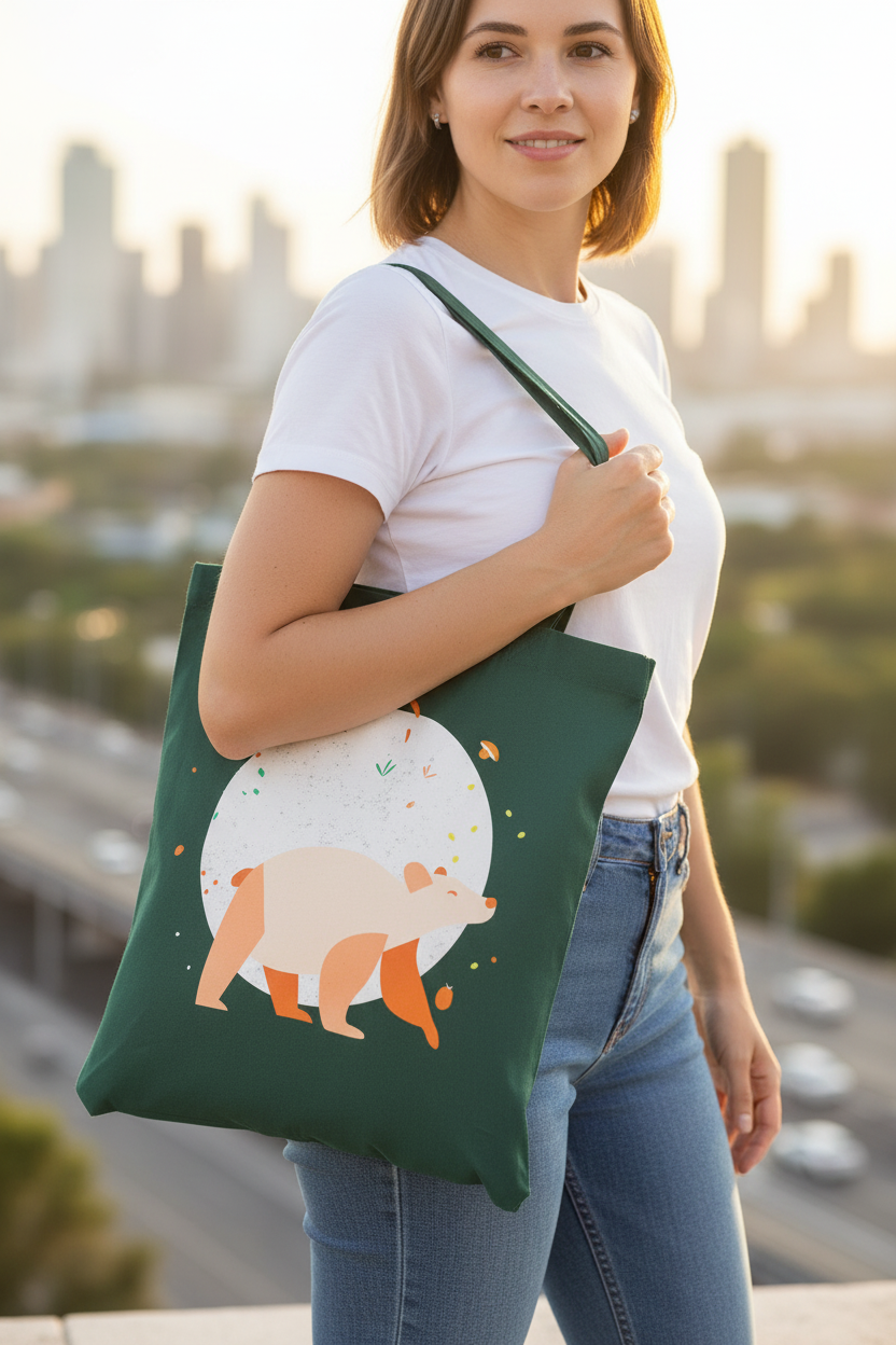 Wege Siostry Torba ciemnozielona