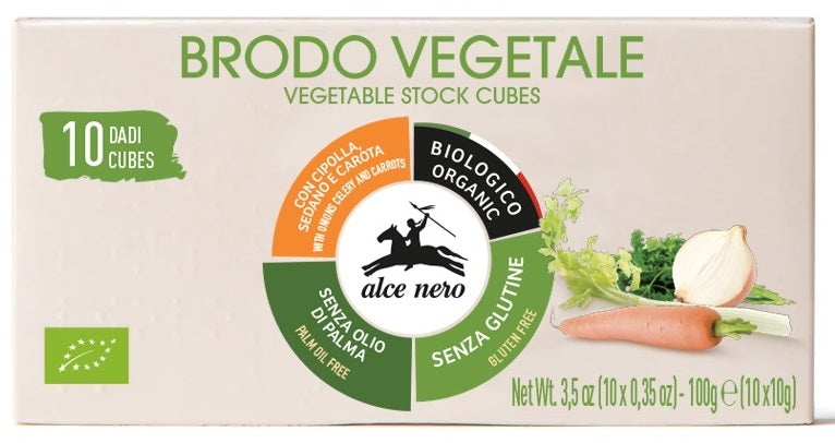 Kostki warzywne (bulion) BIO 100g ALCE NERO