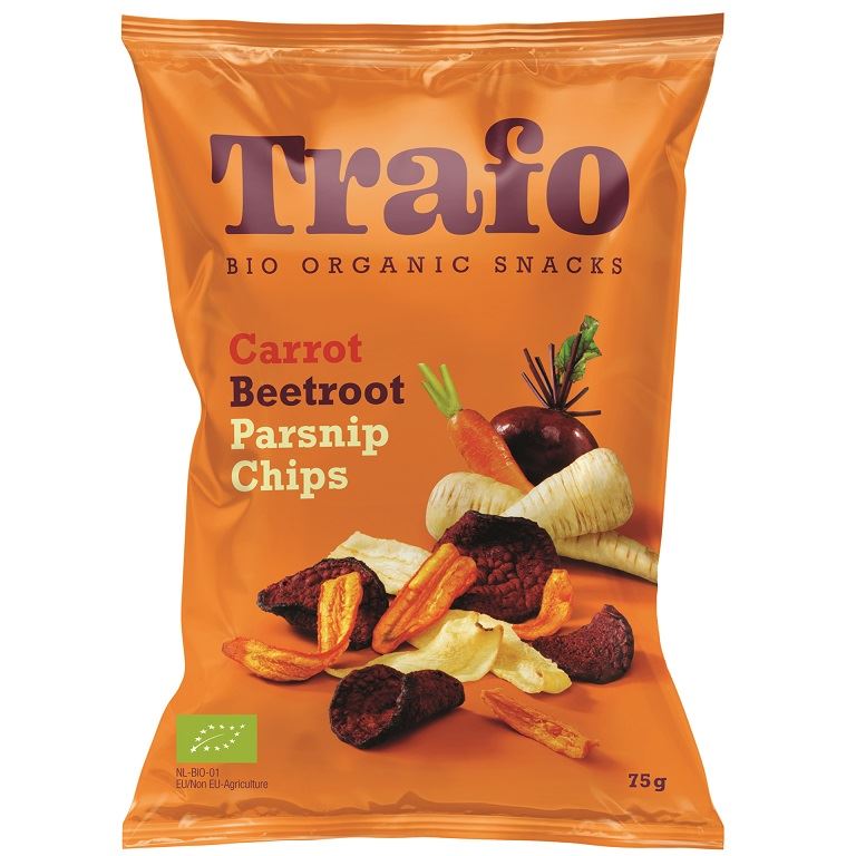 Chipsy warzywne pieczone BIO 75 g TRAFO