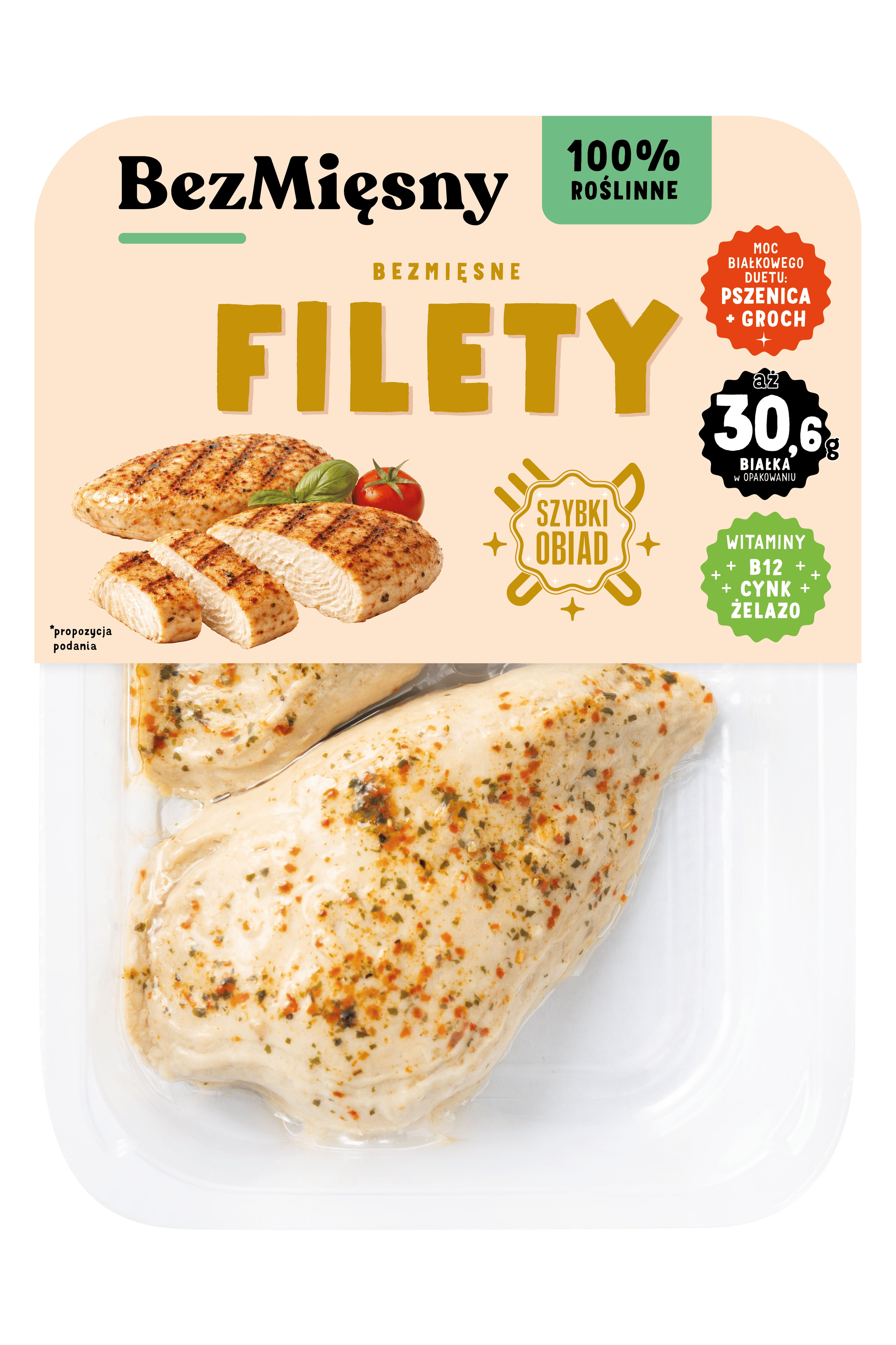 Roślinne Filety 200 g Bezmięsny