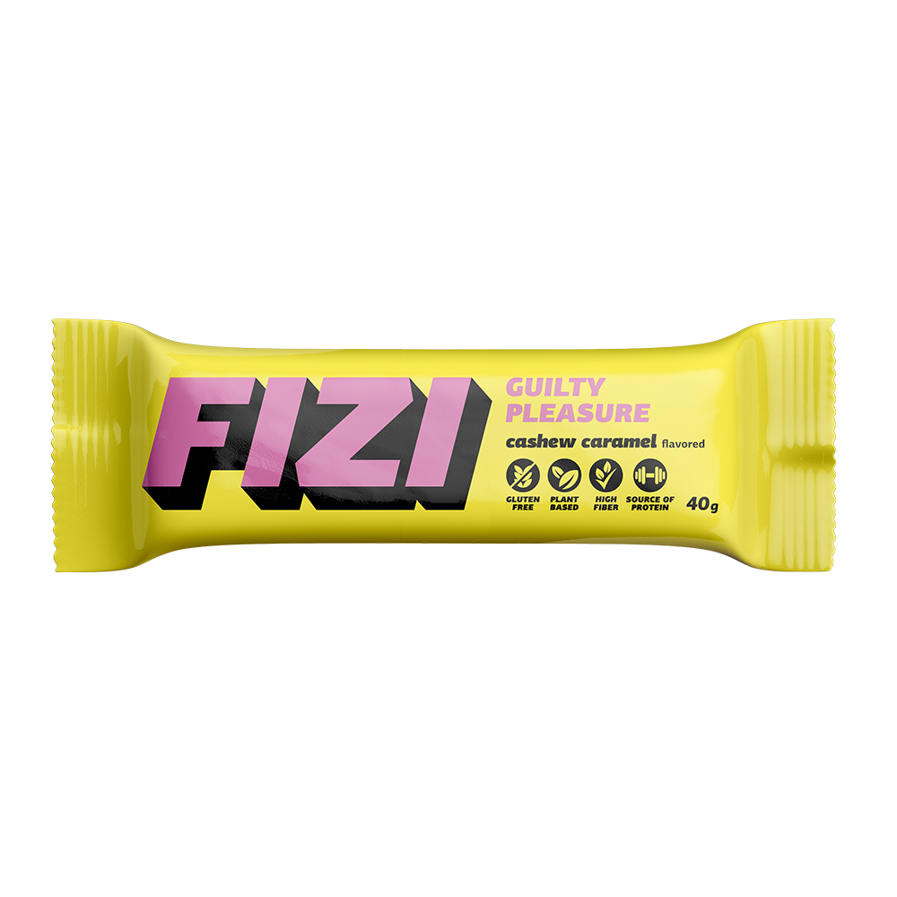 FIZI baton w polewie czekoladowej CASHEW CARAMEL 40g