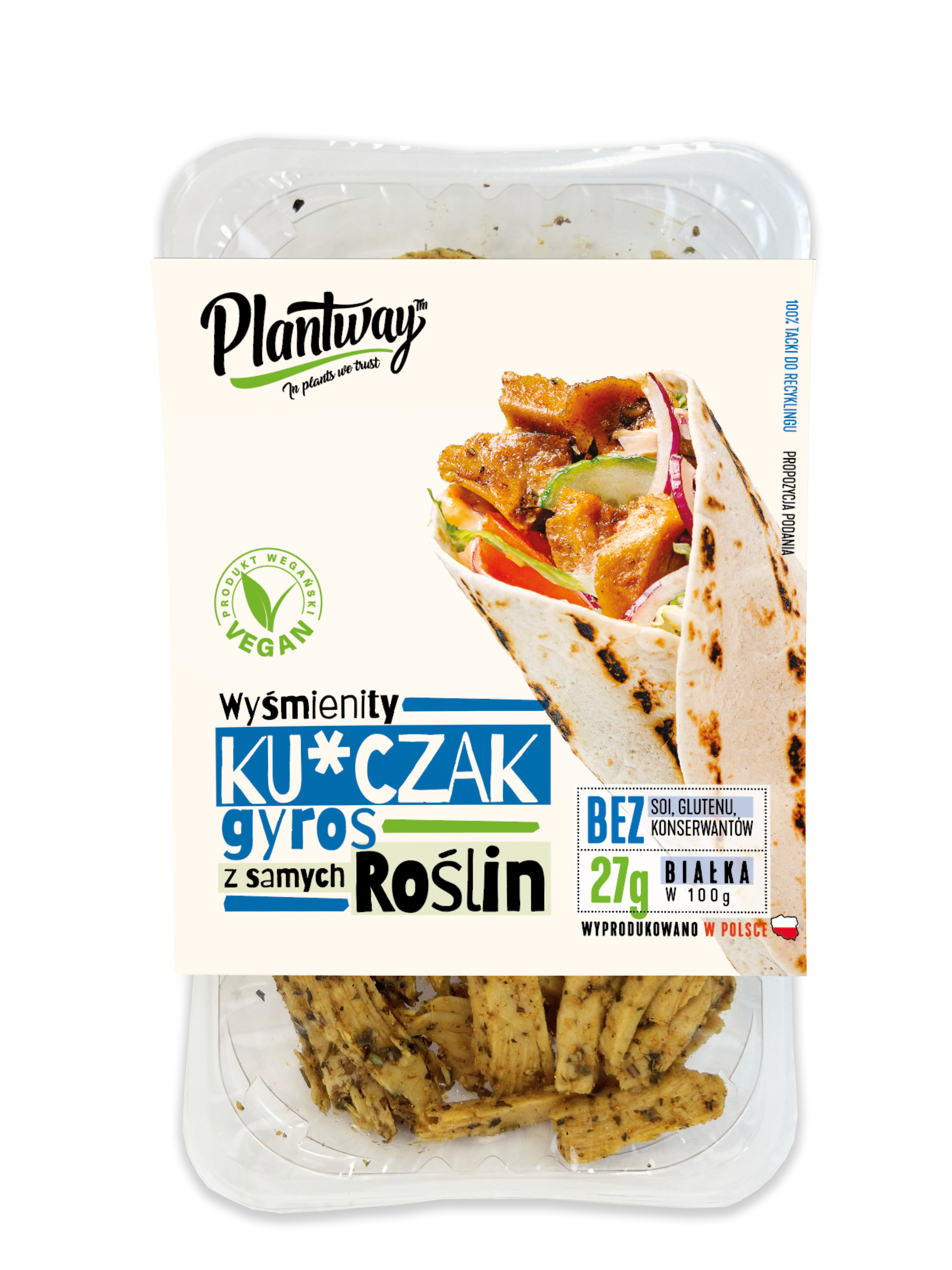 Plantway roślinny ku*czak gyros 160 g