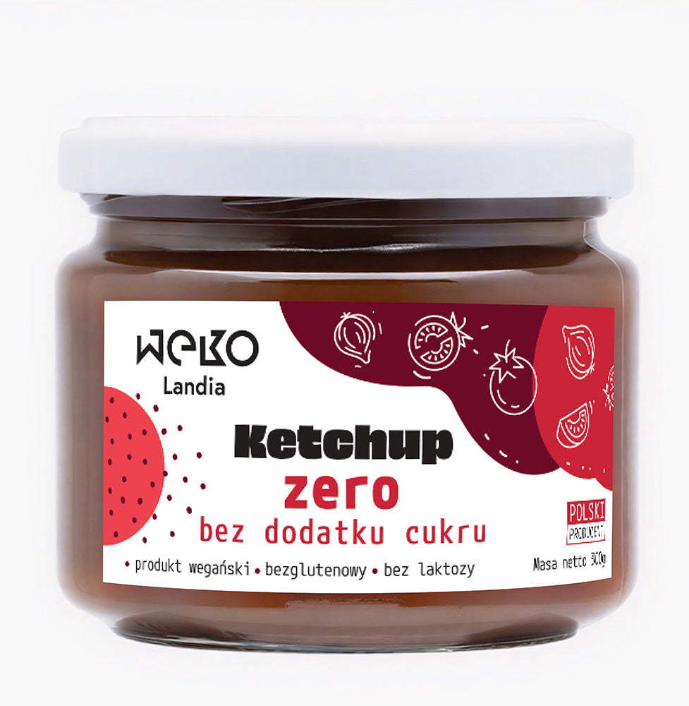 Wekolandia Ketchup zero cukru 300 g