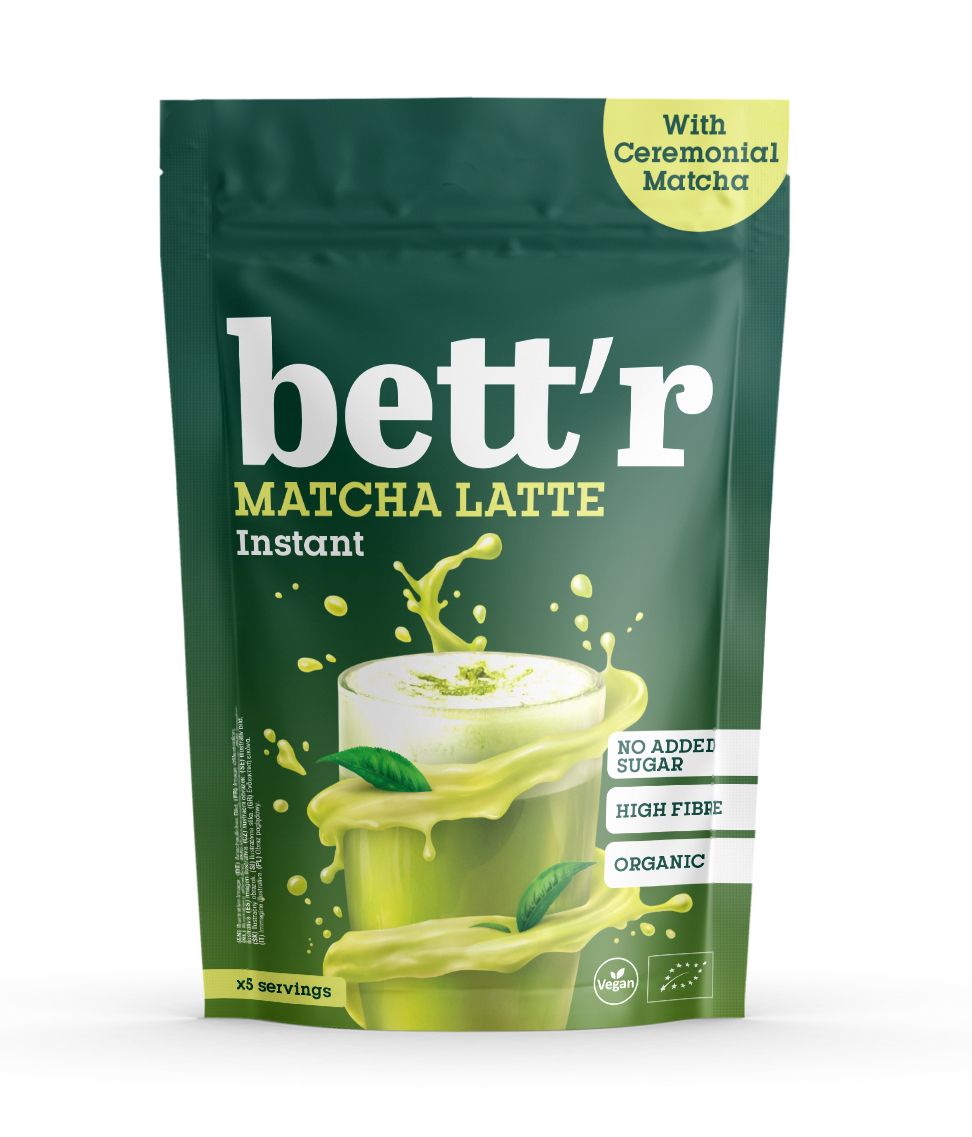 Matcha latte bez dodatku cukrów BIO 200 g BETT'R