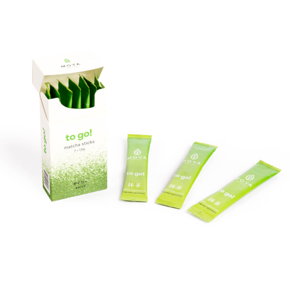 Moya Matcha codzienna To Go! organiczna japońska herbata 24x1,5g