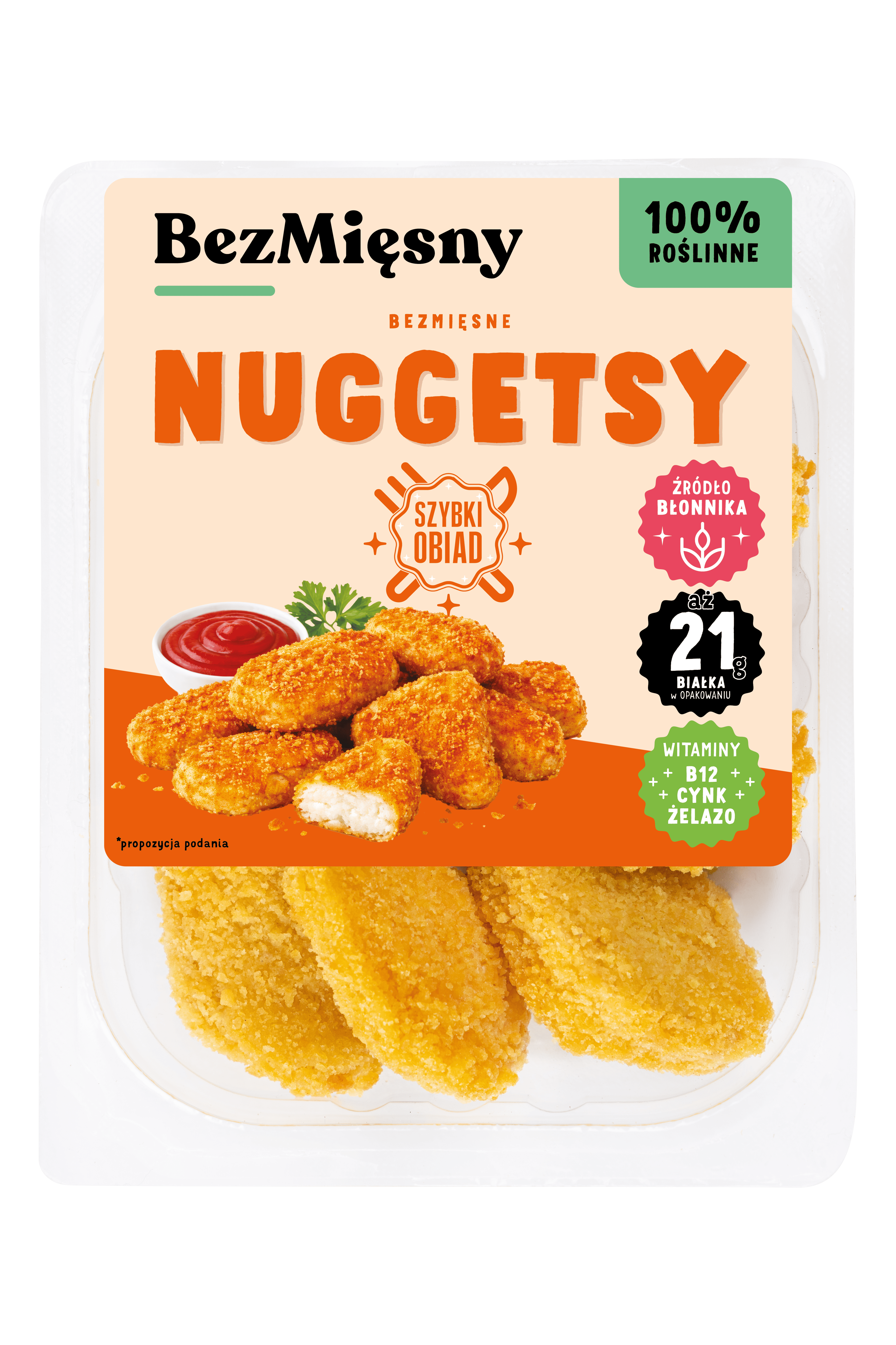 Roślinne Nuggetsy 150g Bezmięsny